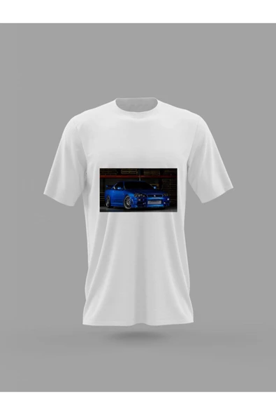 Panorama Ajans Nissan Gtr R34 Blue Baskılı T-shirt ürün görseli 1