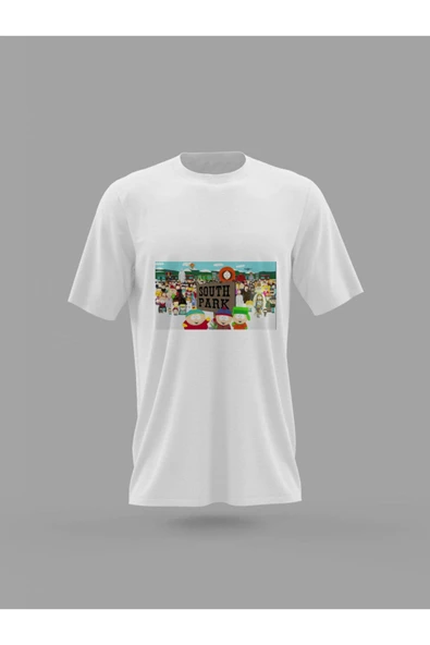 Panorama Ajans Unisex South Park Eric Kenny Stan Kyle Komik Çizgi Film Nostalji Baskılı T-shirt ürün görseli 1