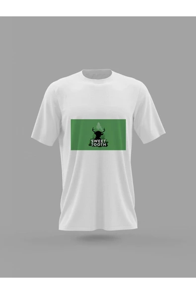 Panorama Ajans Sweet Tooth Tatlı Diş Logo Netflix Baskılı T-shirt