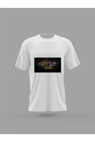 Panorama Ajans League Legends Karakterleri Baskılı T-shirt ürün görseli 1