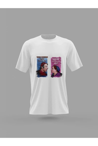 Panorama Ajans Minür Özkul Adile Naşit Tasarım Baskılı T-shirt