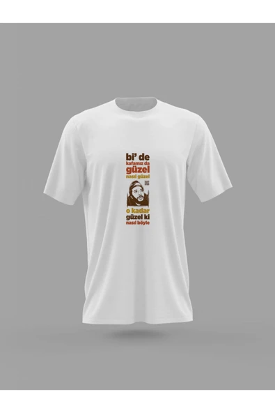 Panorama Ajans Kafamız Güzel Ama Nasıl Güzel Baskılı T-shirt ürün görseli 1