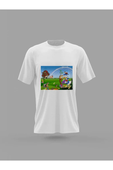 Panorama Ajans Donald Duck Looney Tunes Dc Çizgi Film Nostalji Baskılı T-shirt ürün görseli 1