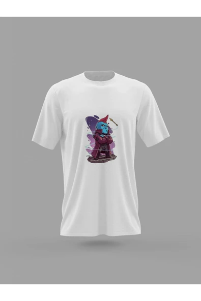 Panorama Ajans Unisex Galaksinin Koruyucuları Marvel Yondu Baskılı T-shirt