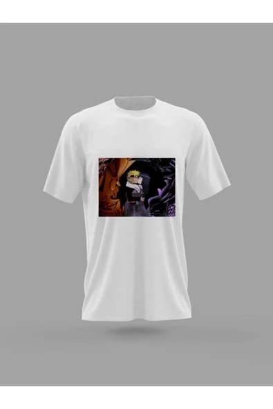 Panorama Ajans Naruto Anime Aşk Sevgili Hediye Baskılı T-shirt ürün görseli 1