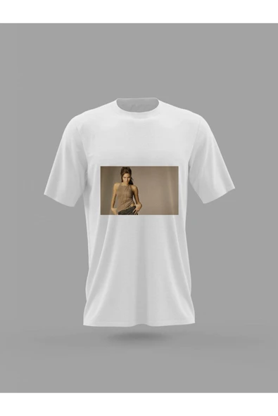 Panorama Ajans Angelina Jolie Güzel Kadın Baskılı T-shirt ürün görseli 1