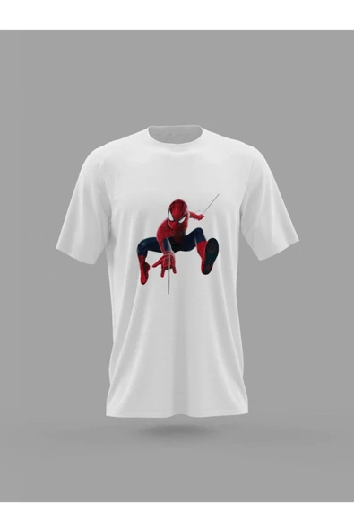 Panorama Ajans Unisex Örümcek Adam Spider Man Sticker Tasarım Baskılı T-shirt ürün görseli 1