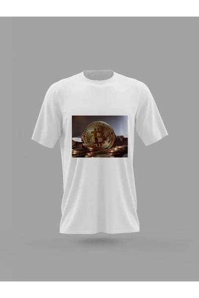 Panorama Ajans Bitcoin Btc Sanal Para Shiba Tasarım Baskılı T-shirt ürün görseli 1