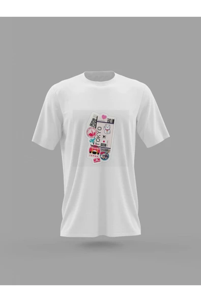 Panorama Ajans Tokyo Bilet Baskılı T-shirt - 1