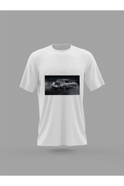 Panorama Ajans Nissan Gtr R35 Gri Baskılı T-shirt ürün görseli 1