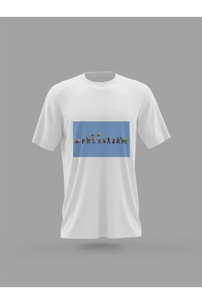 Panorama Ajans Pixar Animasyon Karakterleri Baskılı T-shirt