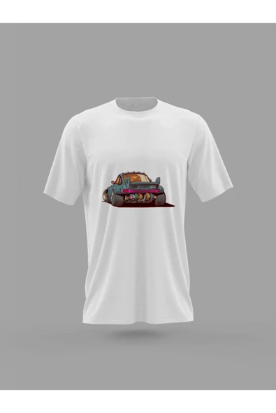 Panorama Ajans Turbo Car Baskılı T-shirt - 1