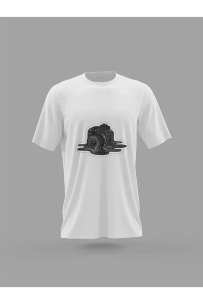 Panorama Ajans Black Kamera Tasarım Baskılı T-shirt