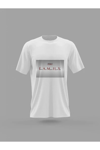 Panorama Ajans Aileye Hediye Anne Ve Baba Anneler Günü Baskılı T-shirt ürün görseli 1