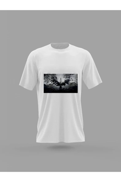 Panorama Ajans Dracula Yarasa Tasarım Film Baskılı T-shirt ürün görseli 1