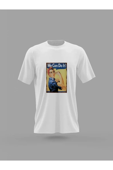 Panorama Ajans We Can Do It Baskılı T-shirt ürün görseli 1