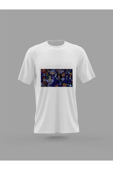 Panorama Ajans Unisex Cartoon Network Karakterler Baskılı T-shirt ürün görseli 1