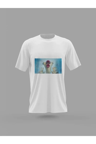 Panorama Ajans Unisex Buz Devri The Ice Age Sid Baskılı T-shirt