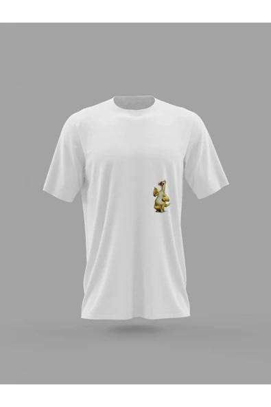 Panorama Ajans Unisex Buz Devri The Ice Age Sid Baskılı T-shirt ürün görseli 1