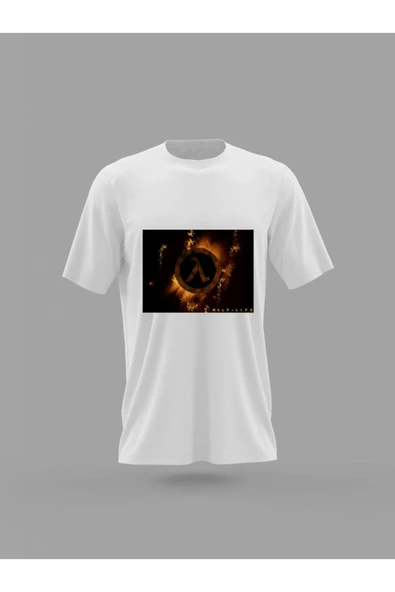 Panorama Ajans Half Life Logo Tasarmı Baskılı T-shirt ürün görseli 1