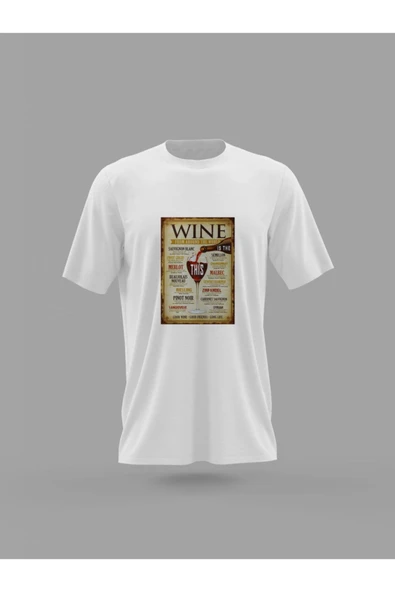 Panorama Ajans Wıne Baskılı T-shirt ürün görseli 1