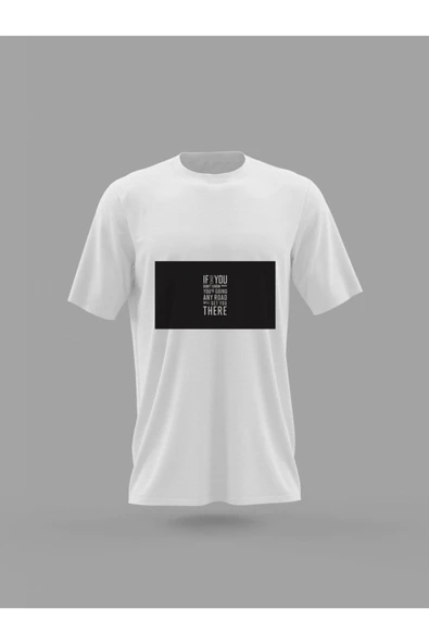 Panorama Ajans Motivasyon Yolunu Belirle Motto Baskılı T-shirt