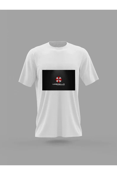 Panorama Ajans Umbrella Corporation Yapım Game Oyun Şirketi Baskılı T-shirt