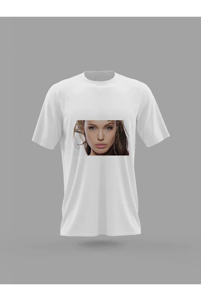 Panorama Ajans Angelina Jolie Baskılı T-shirt ürün görseli 1
