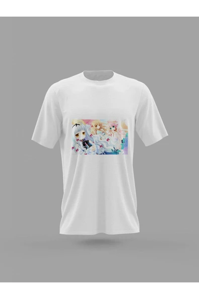 Panorama Ajans Japanese Girl Japon Anime Kızları Baskılı T-shirt ürün görseli 1