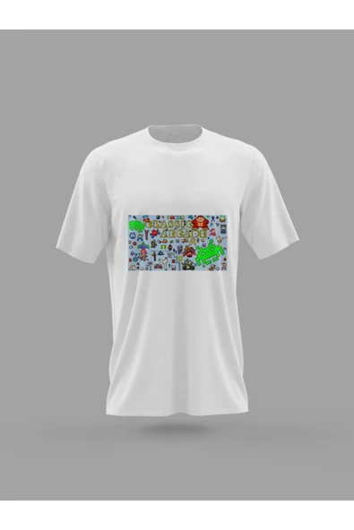 Panorama Ajans Atari Arcade Nostalji Baskılı T-shirt