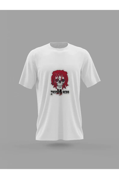 Panorama Ajans Trippie Red Severlere Gotik Tasarım Baskılı T-shirt - 1