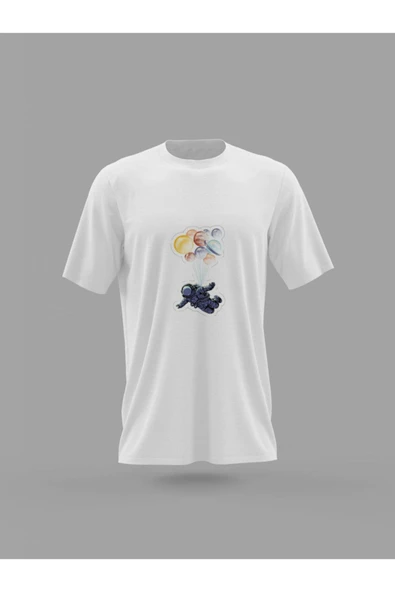 Panorama Ajans Uzay Gezegen Meraklılarına Astrono Baskılı T-shirt ürün görseli 1