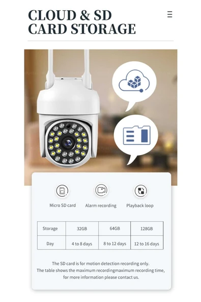 Tecno Mark Store Blm-04 Wifi Smart Kamera 2 Mp Yoosee App Akıllı Ip Kamera - 2