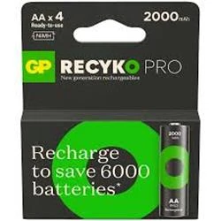 GP AA 2100 mAh Şarjlı Kalem Pil 4'lü Paket ReCyko Pro GP210AAHCBEM-2GB4 - Resim 3