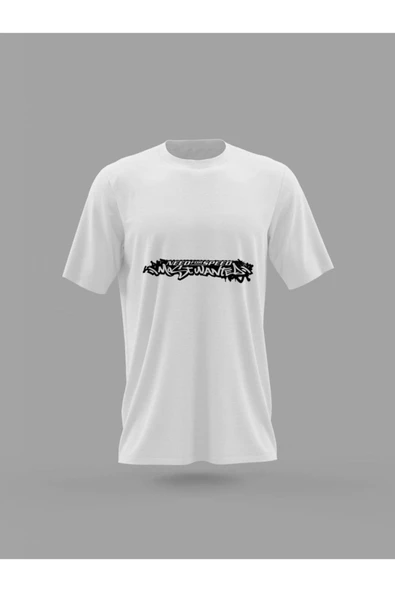 Panorama Ajans Nfs Severlere Sokak Yazısı Most Wanted Baskılı T-shirt