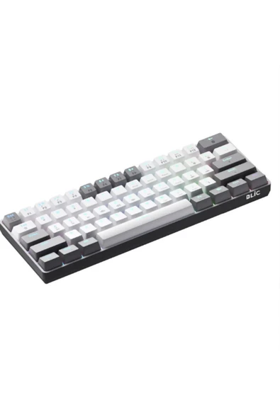 ATAsoft ELEKTRONİK Since 2021 T60 MAX PRO Türkçe Q Mini Rgb Red Switch Uygulamalı Antighosting Mekanik Gaming Oyuncu Klavyesi - 1