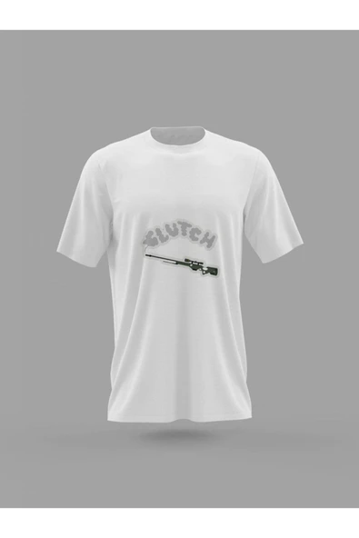Panorama Ajans Csgo Oyuncularına Sniper Awp Sticker Baskılı T-shirt ürün görseli 1