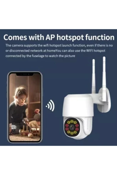 GLRTech Glr Tech Ec101 Speed Dome Ip Kamera Hareketli Dış Mekan Kamerası Güvenlik Kamerası - 5