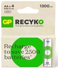 GP AA 1300 mAh Şarjlı Kalem Pil 4'lü Paket GP130AAHCEMTR-4LÜ - Resim 2