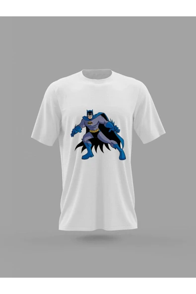 Panorama Ajans Dc Hayranlarına Batman Çizgi Dizi Sticker Baskılı T-shirt