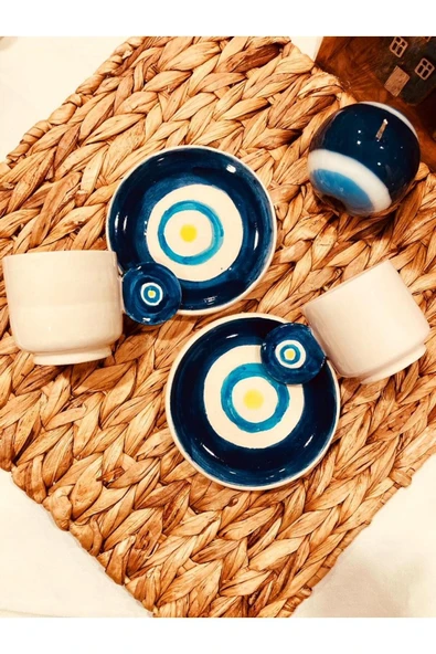 Homemade El Yapımı Nazar Fincan 1 Set - 2
