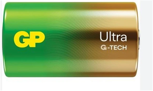 GP G-Tech LR20 Büyük Boy Ultra Alkalin Pil 2'li Paket GP13AU-U2 D Boy - 6