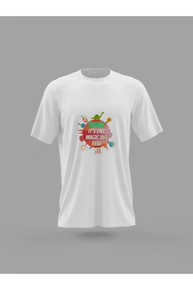 Panorama Ajans Ayt Tyt Öğrencilerine Bilim Sihir Sticker Baskılı T-shirt