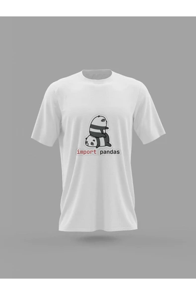 Panorama Ajans Tatlı Cute Panda Tasarım Sticker Baskılı T-shirt ürün görseli 1