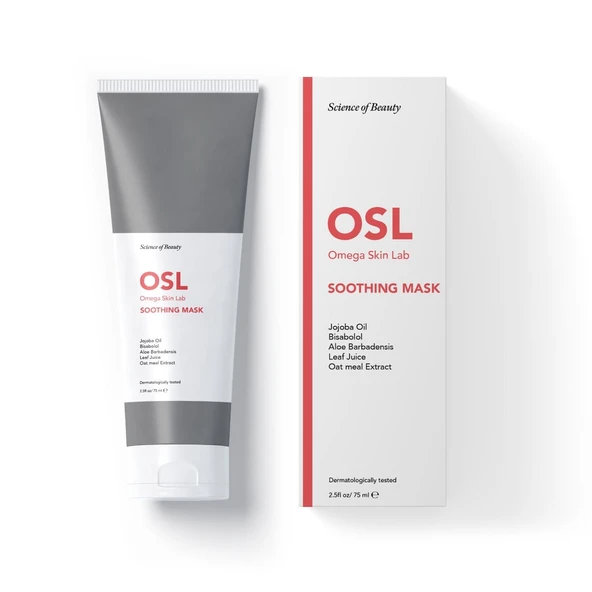 OSL Omega Skin Lab Hassas Ciltleri Yatıştırıcı ve Nemlendirici Maske - Soothing Mask 75 ml - 1