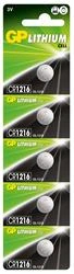 Gp CR1216-C5 3V Lityum Düğme Pil 5'li Paket - Resim 3