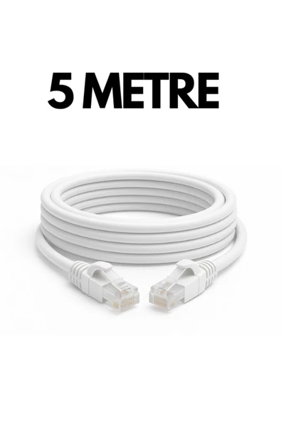 ATAsoft ELEKTRONİK Since 2021 Cat6 1000mbps 5 Metre Ethernet Kablosu Internet Veri Rj45 Kablosu