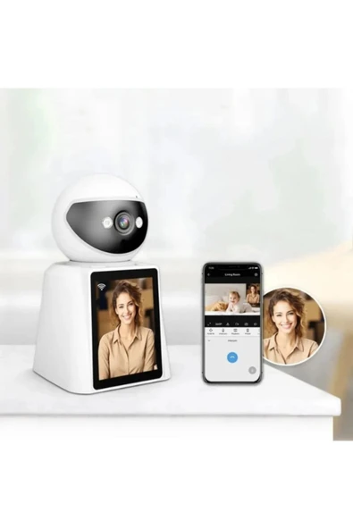 ATAsoft 1080P Full HD Gece Görüşlü Bebek İzleme Kamerası Wi-Fi Mobil Uygulamalı Kamera Blm-43 - 3