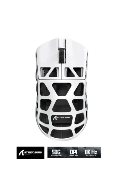 ATAsoft ELEKTRONİK Since 2021 R3 Magnezyum Driverli 8000hz Ultra Hızlı Tepki 26.000DPI Gaming Oyuncu Mouse - 1