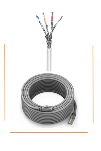 ATAsoft ELEKTRONİK Since 2021 Cat6 1000mbps 5 Metre Ethernet Kablosu Internet Veri Rj45 Kablosu - 2